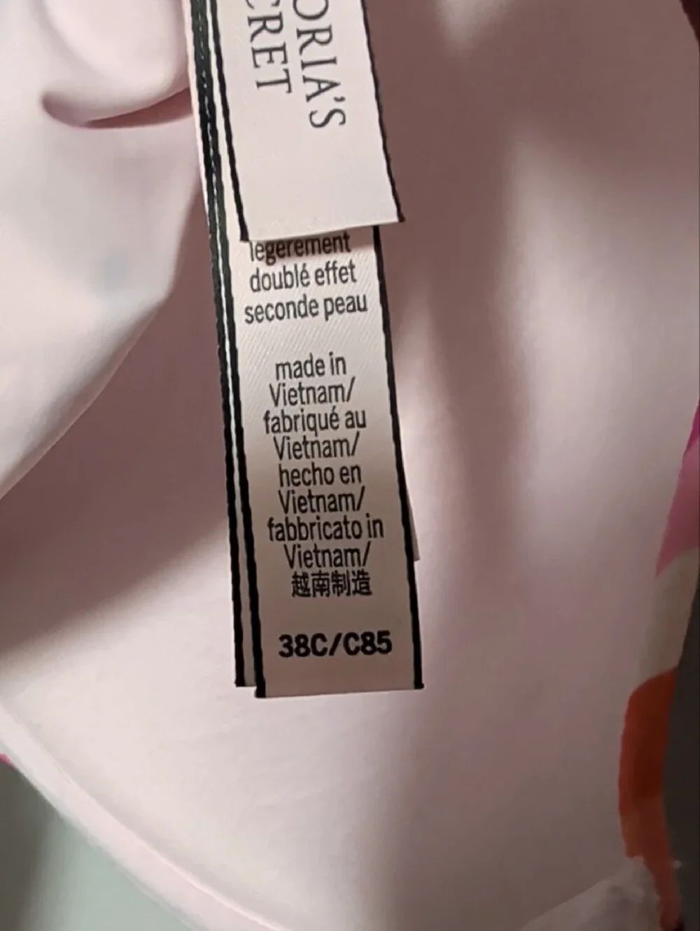 Victoria's Secret Pink Multi-Stripe Push-Up Bra - Picture 5 of 5